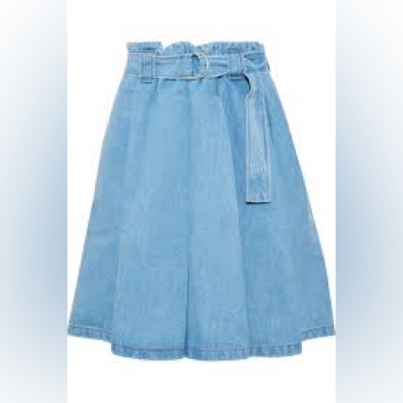 ACNE studios Blå Konst Jean Denim skirt with belt sz40 - Picture 2 of 9